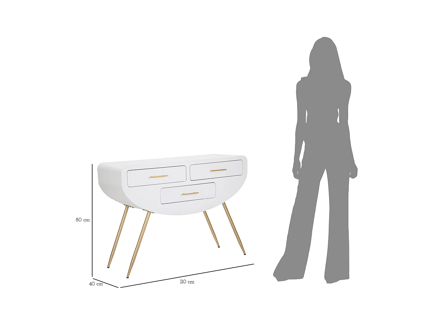 VENUS-KONSOLE CM 110X40X80