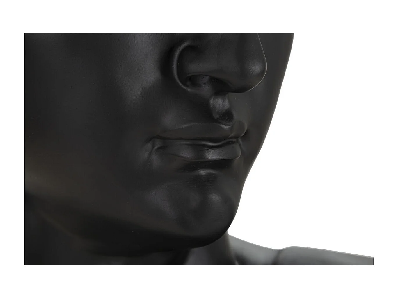 Statue Tête Homme "Irvin" 60cm Noir