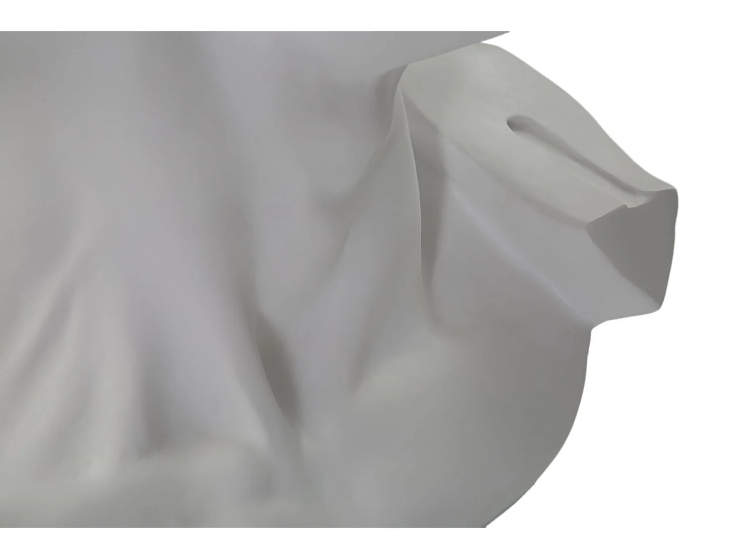 Statue Tête Homme "Irvin" 60cm Blanc