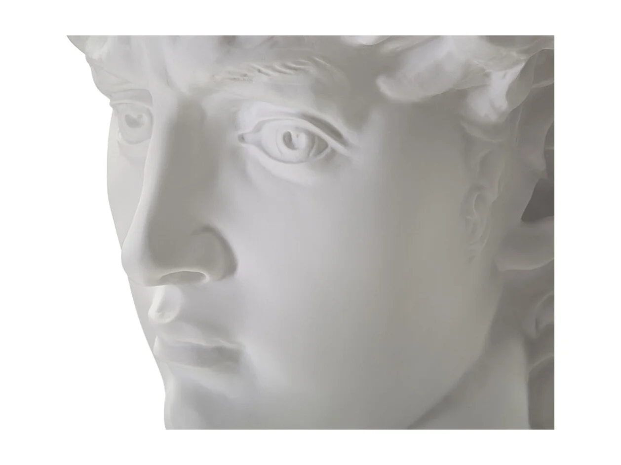 Statue Tête Homme "Irvin" 60cm Blanc