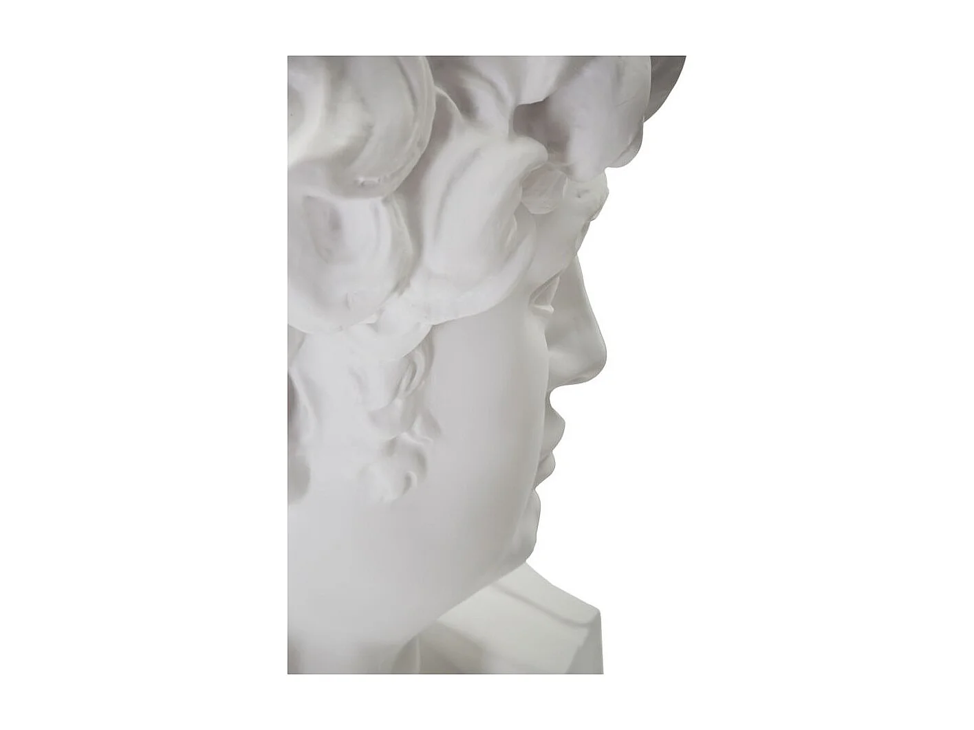Statue Tête Homme "Irvin" 60cm Blanc