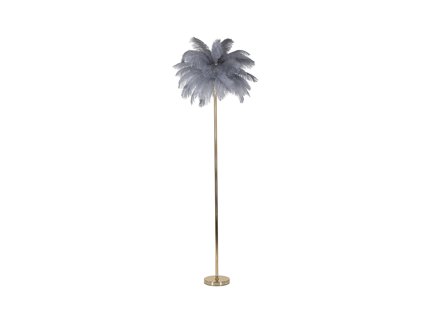 GRIJZE PALM VLOERLAMP CM Ø 55X160