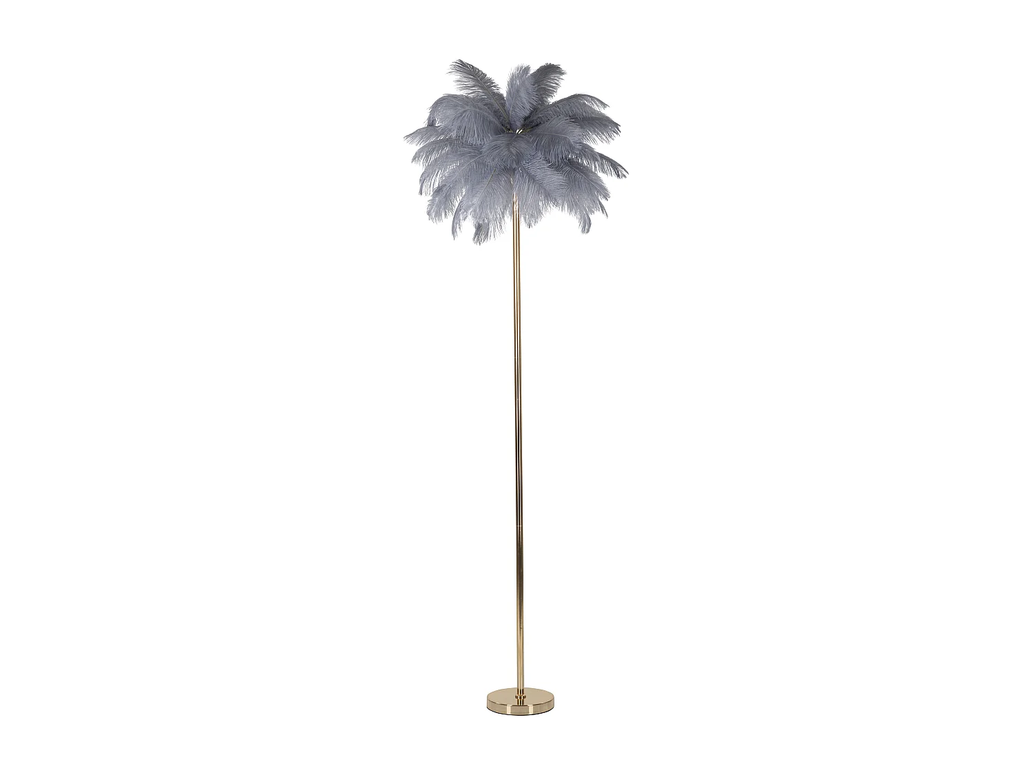 Lampada Da Terra Palm Grigia Cm Ø55X160