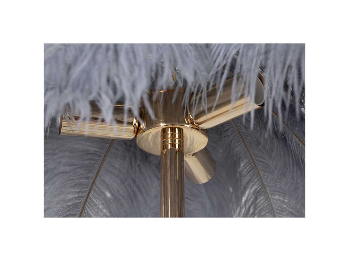 GRIJZE PALM VLOERLAMP CM Ø 55X160