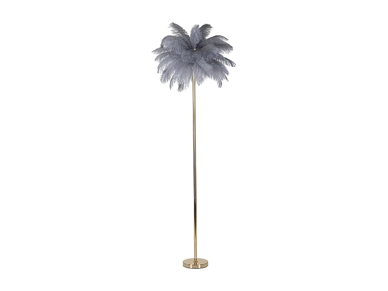 Lampada Da Terra Palm Grigia Cm Ø55X160