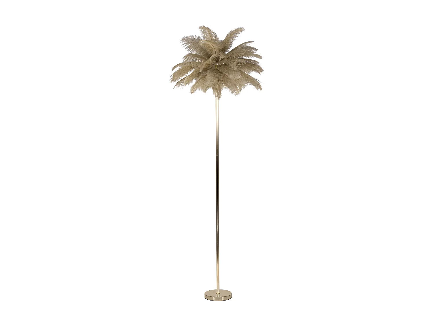 LÂMPADA DE PÉ PALM CAMEL CM Ø 55X160