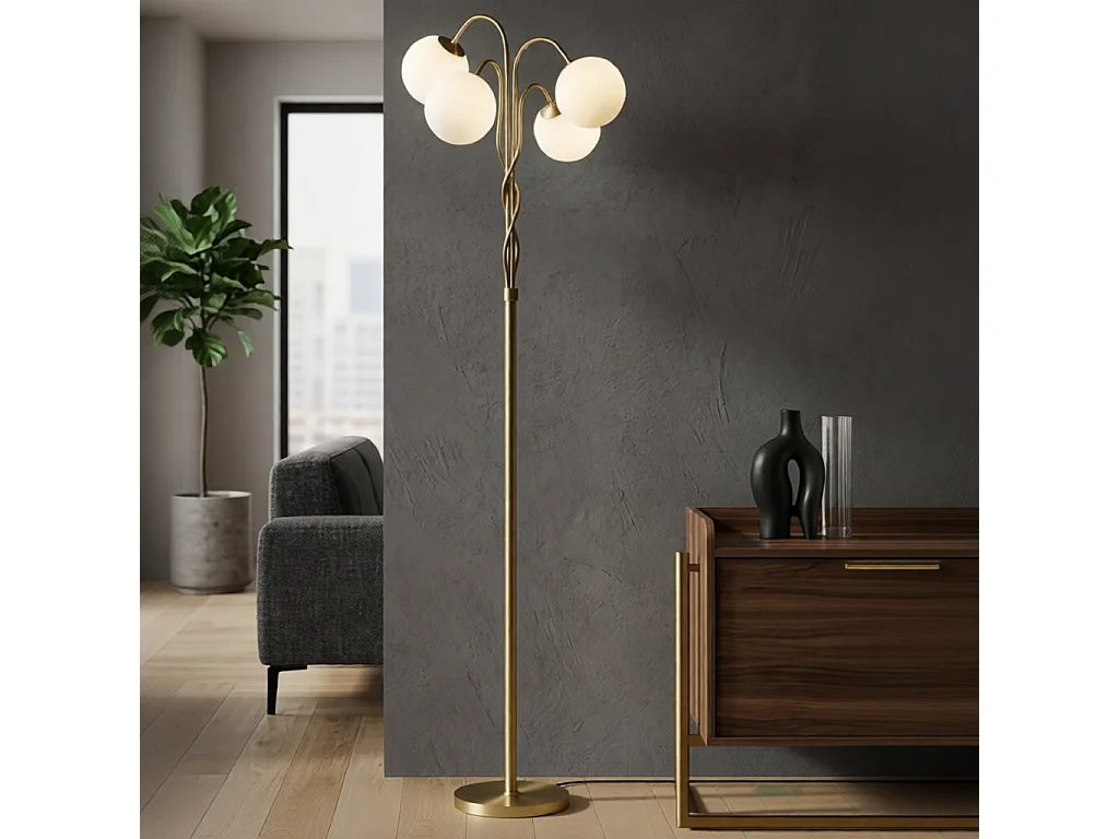 Glamy 4 lichte vloerlamp cm ø 54x176