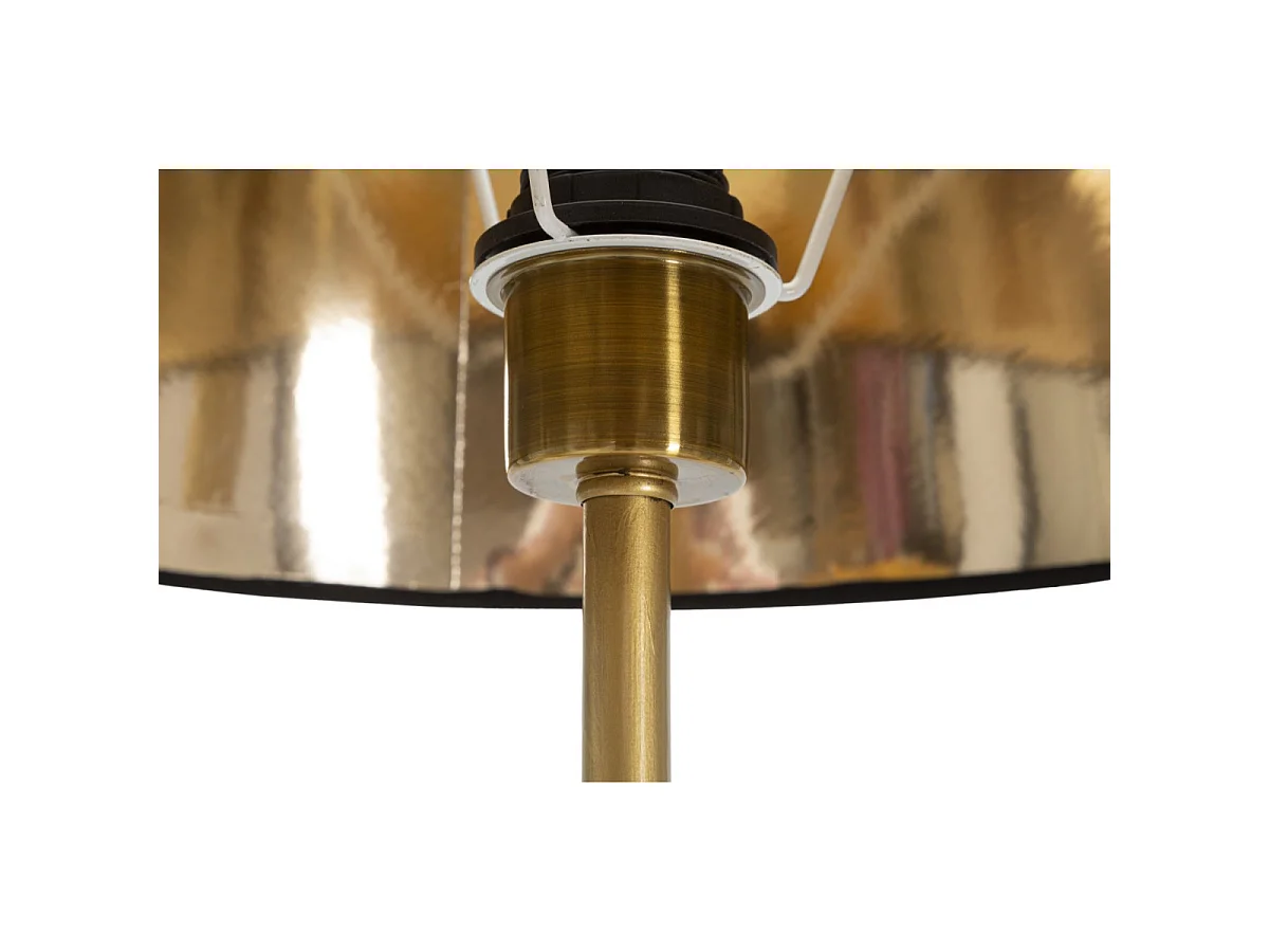 Lampadaire Design "Perroquets" 164cm Or & Noir