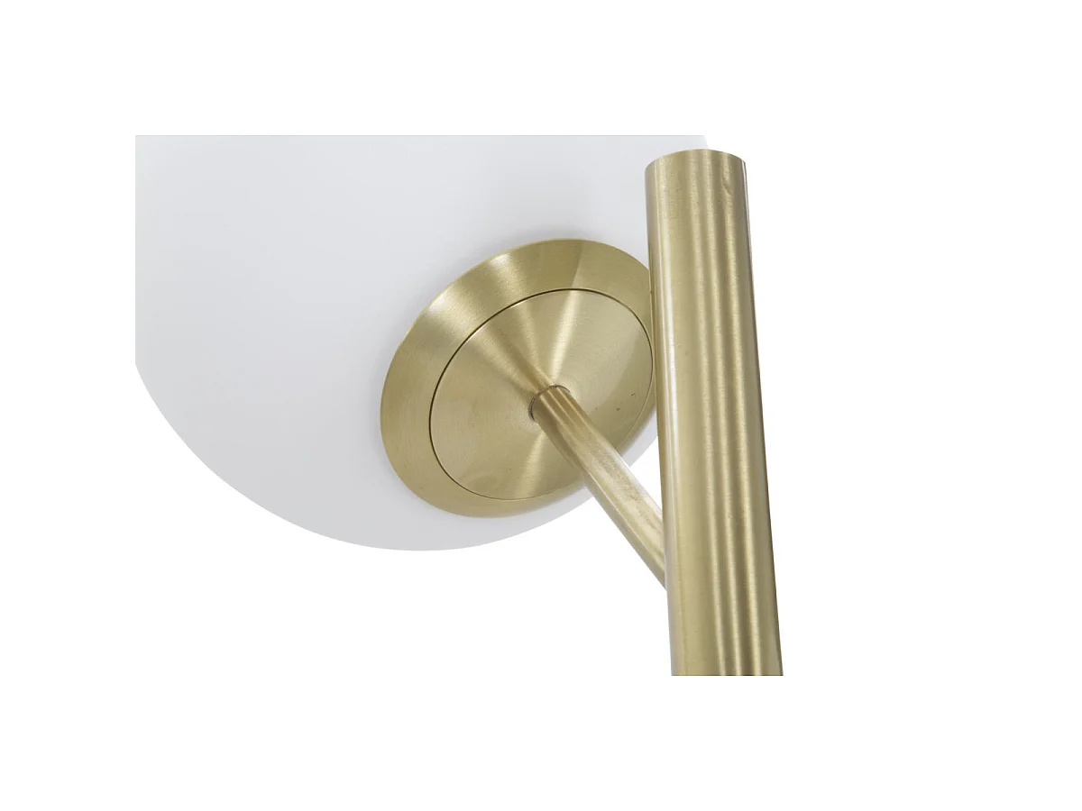 Candeeiro de Pé Glamy 3 Luzes Metal Dourado Ø 36x190 cm