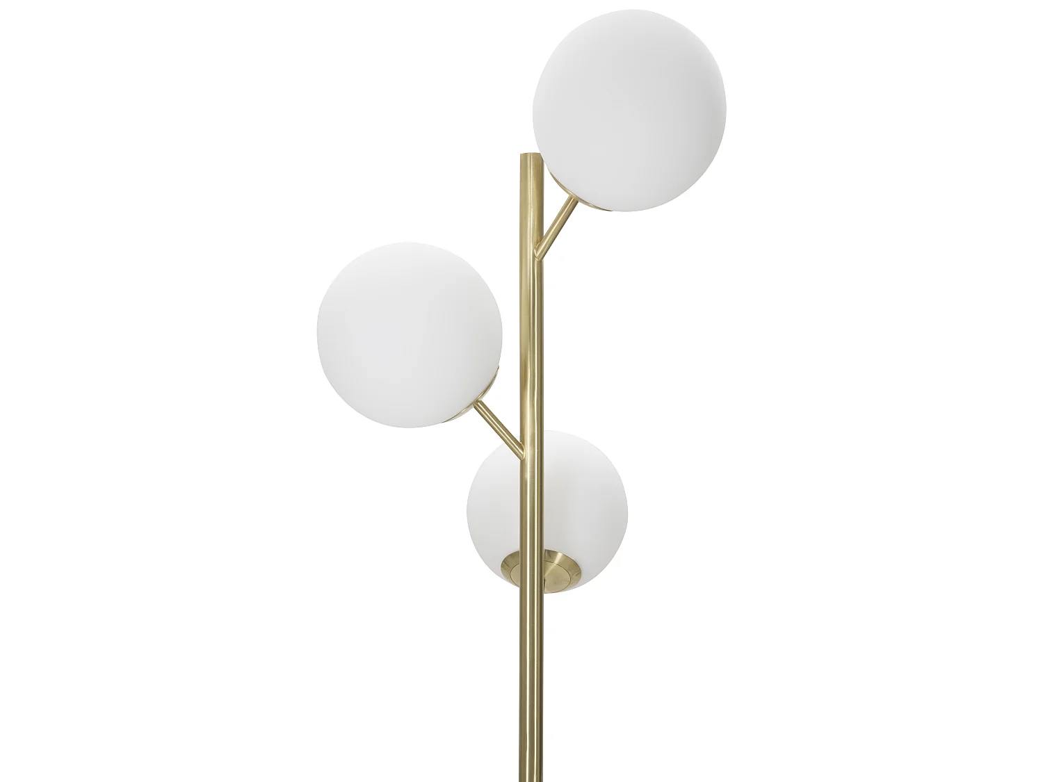 Candeeiro de Pé Glamy 3 Luzes Metal Dourado Ø 36x190 cm