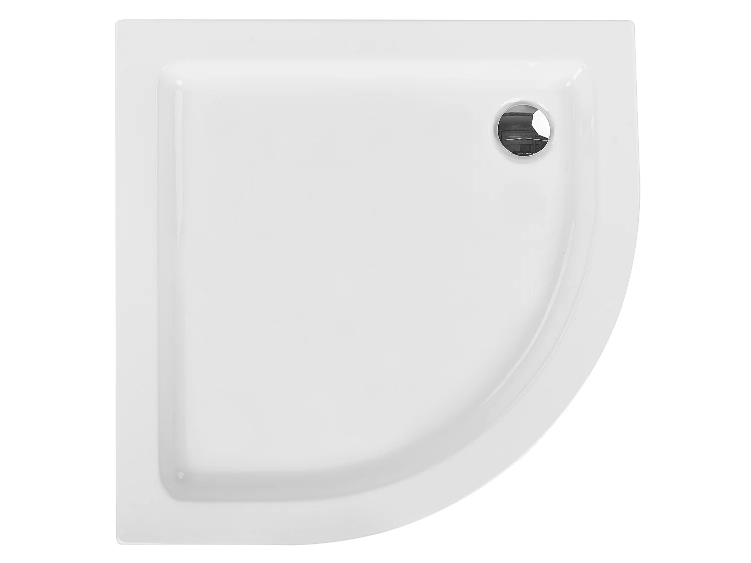 Plato de ducha ALISO 80 x 80 x 5 cm Blanco