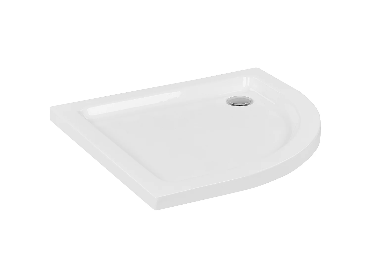 Plato de ducha ALISO 80 x 80 x 5 cm Blanco