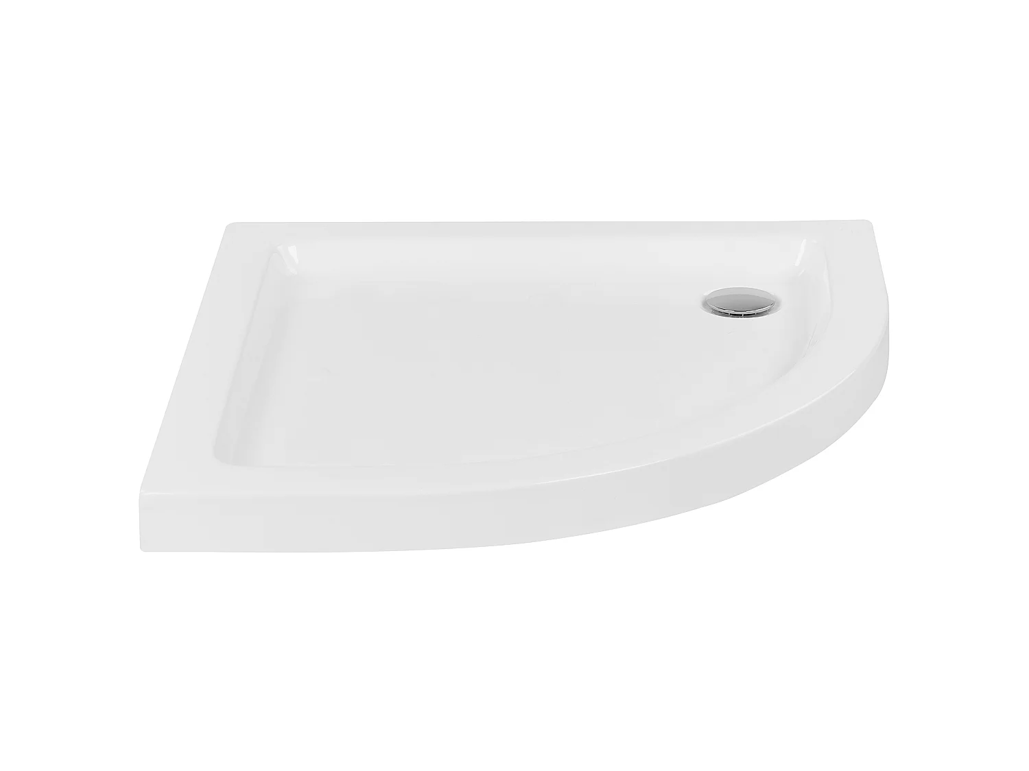 Bac de douche ALISO 80 x 80 x 7 cm Blanc