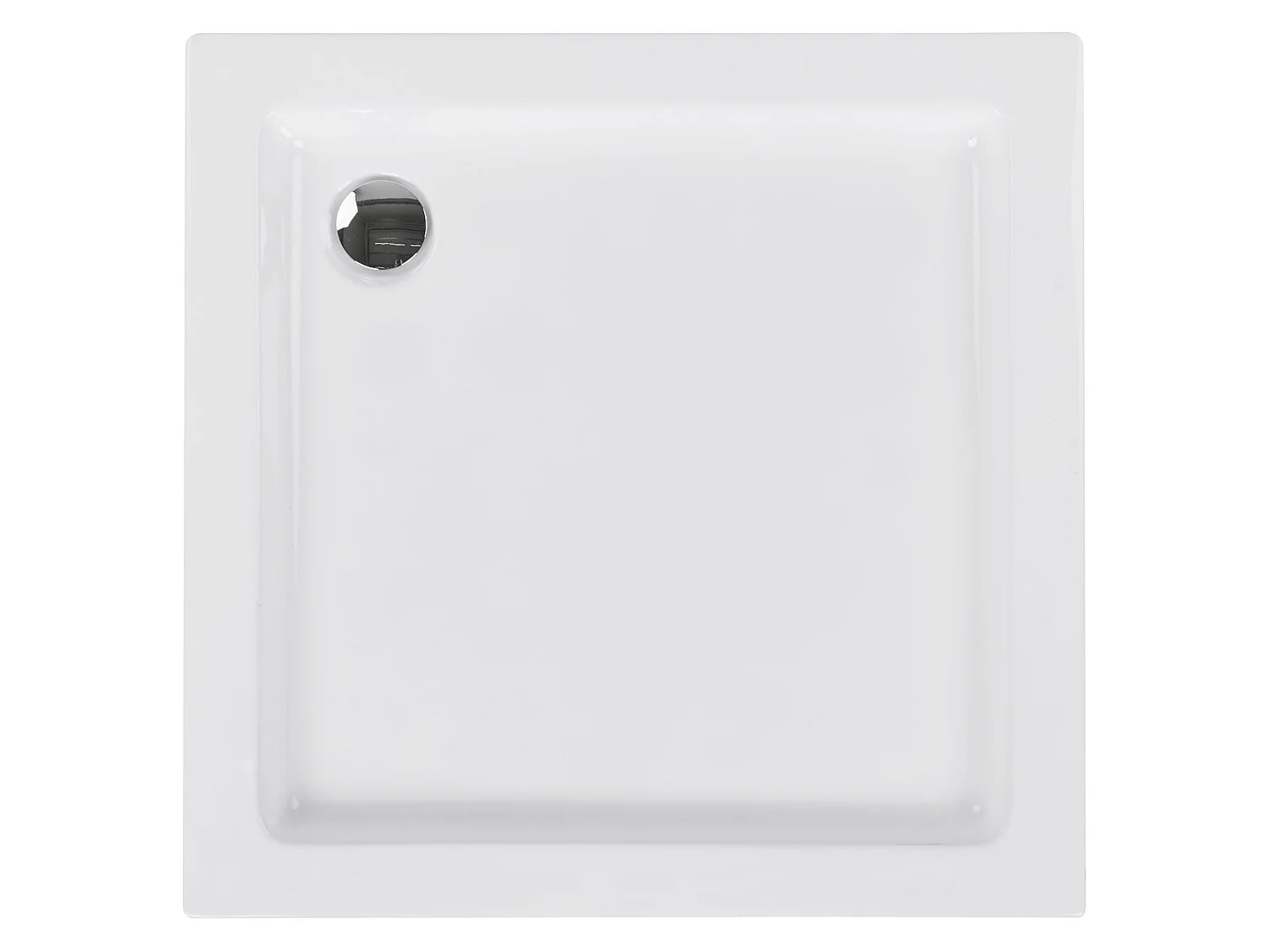 Bac de douche AMPAY 80 x 80 x 5 cm Blanc