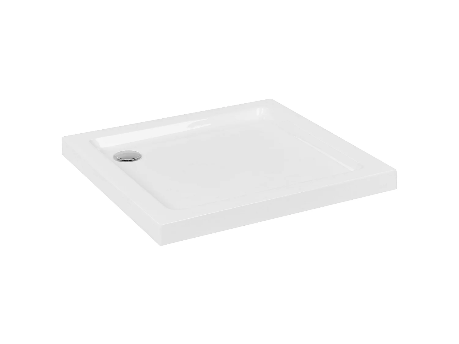 Bac de douche AMPAY 80 x 80 x 7 cm Blanc