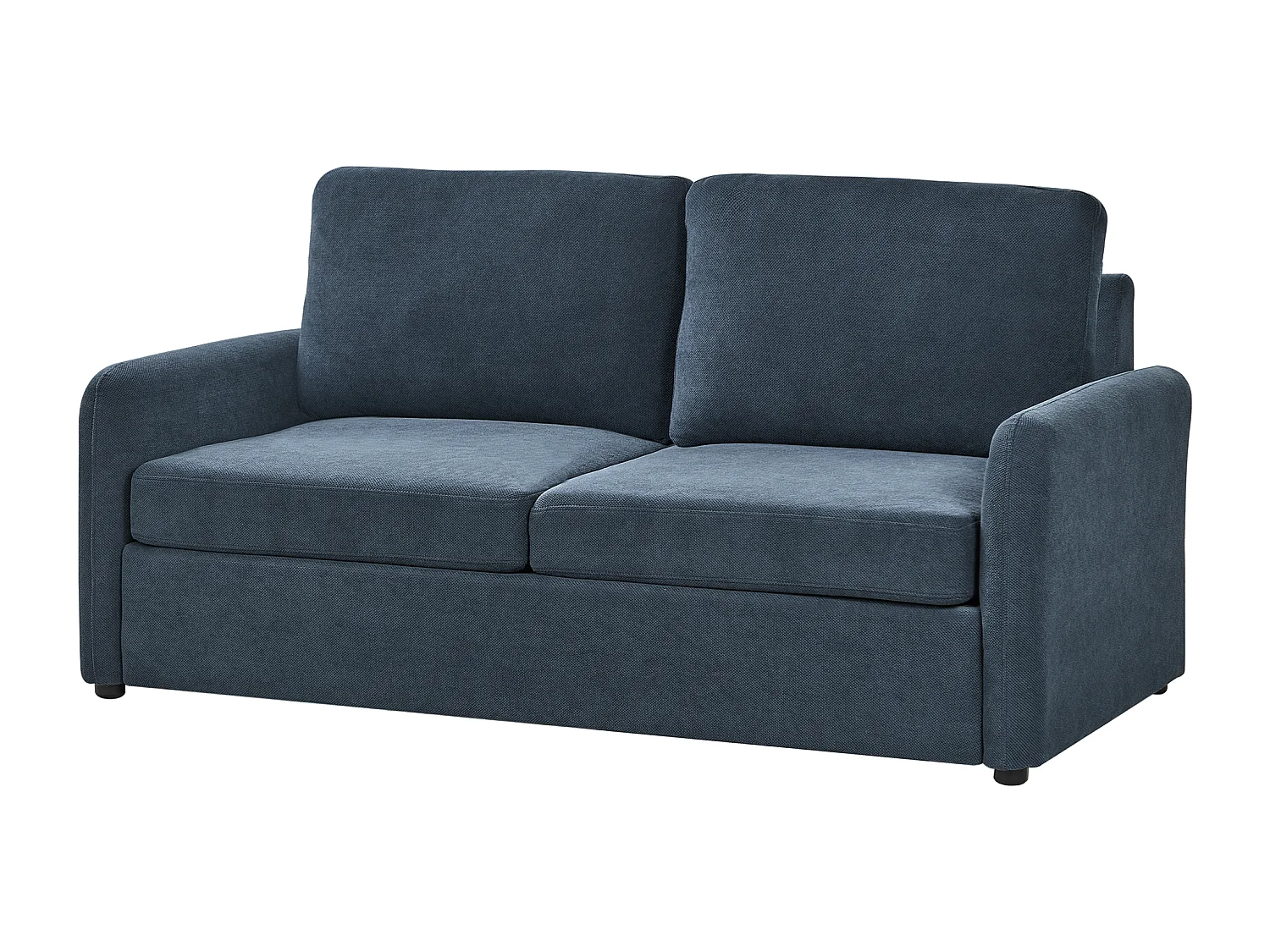 Sofá cama BENNAS Tela Azul 3 plazas