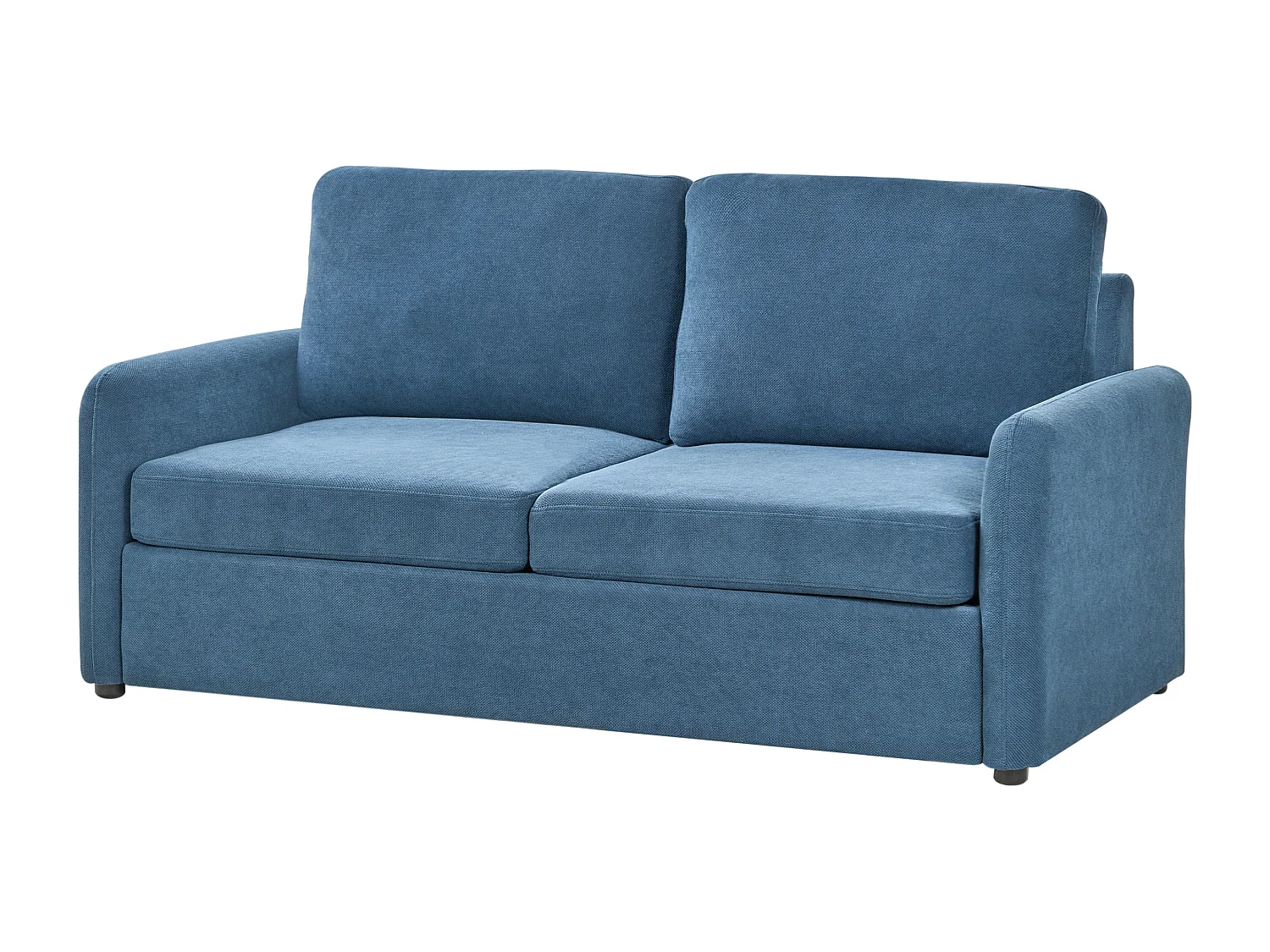 Sofá cama BENNAS Tela Azul 3 plazas