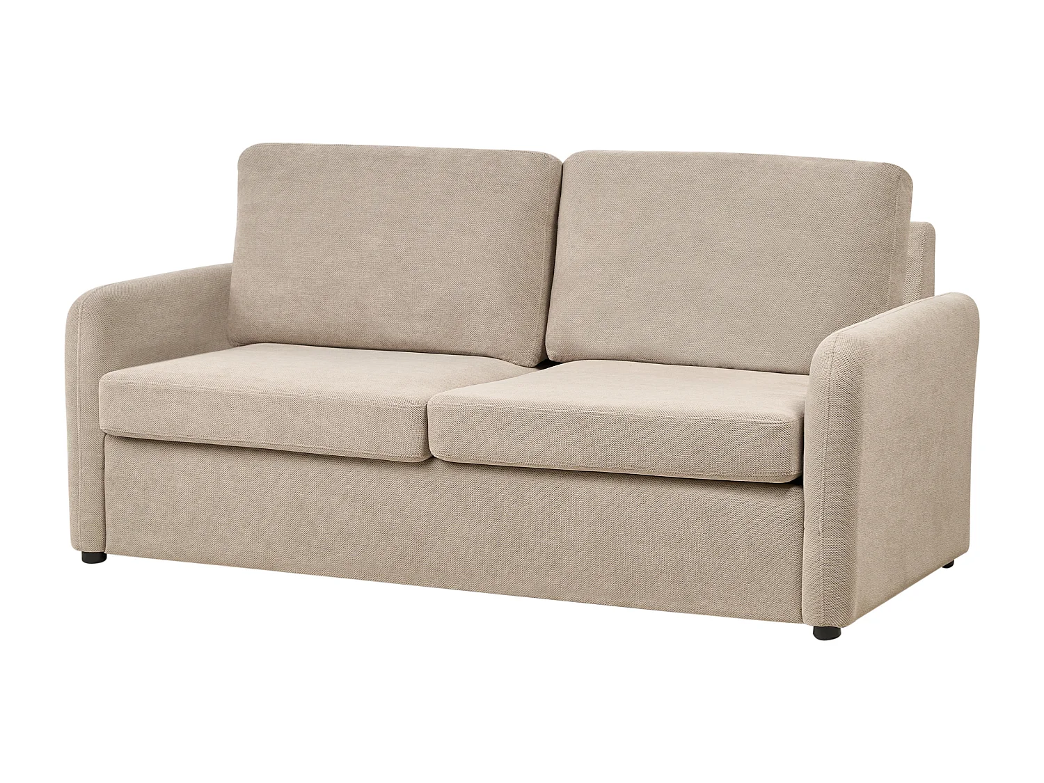 Slaapbank BENNAS Stof Taupe 3-zitter