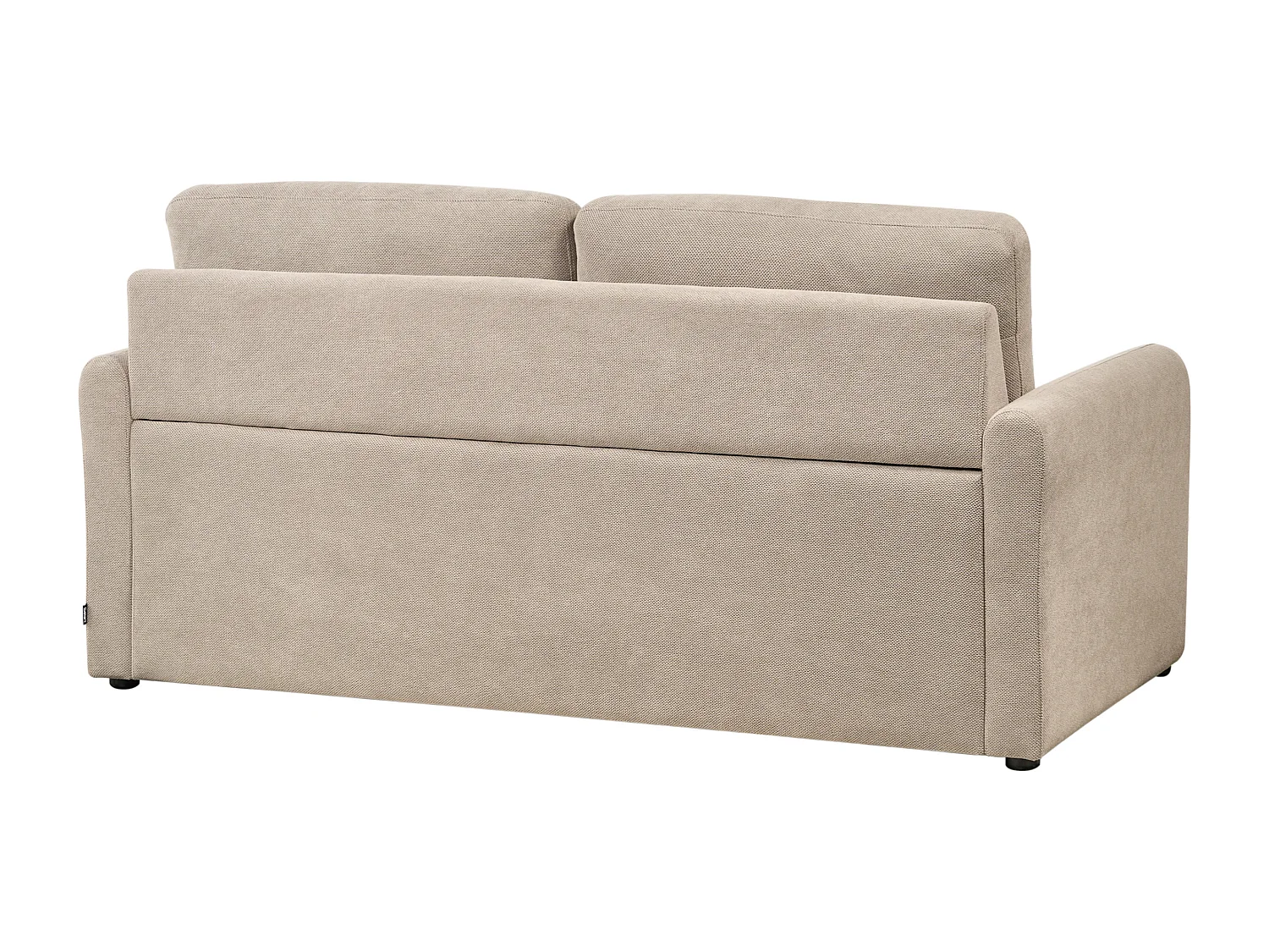 Slaapbank BENNAS Stof Taupe 3-zitter