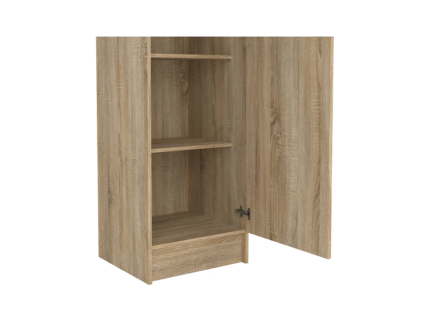 Grande Garde-robe Airone, Meubles de chambre, Penderie de plain-pied, Placard à vêtements, 49x47 h200 cm, Chêne