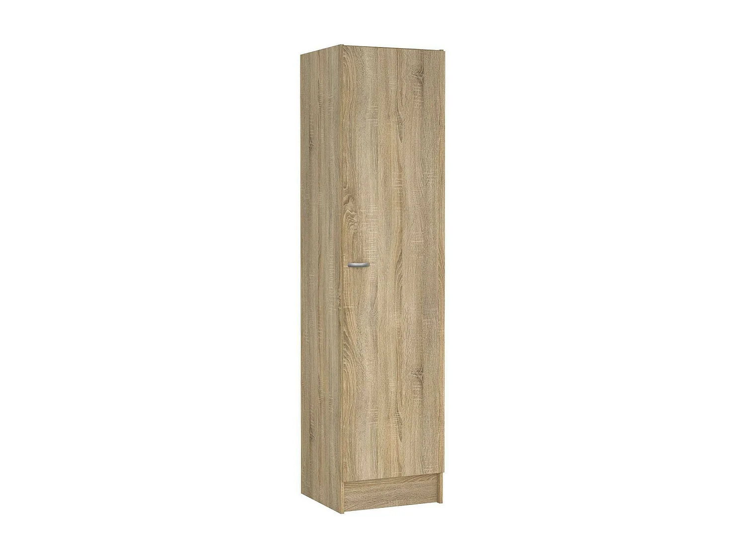 GroÃŸer Kleiderschrank Airone, Schlafzimmermöbel, Schrank, Garderobe, 49x47 h200 cm, Eiche