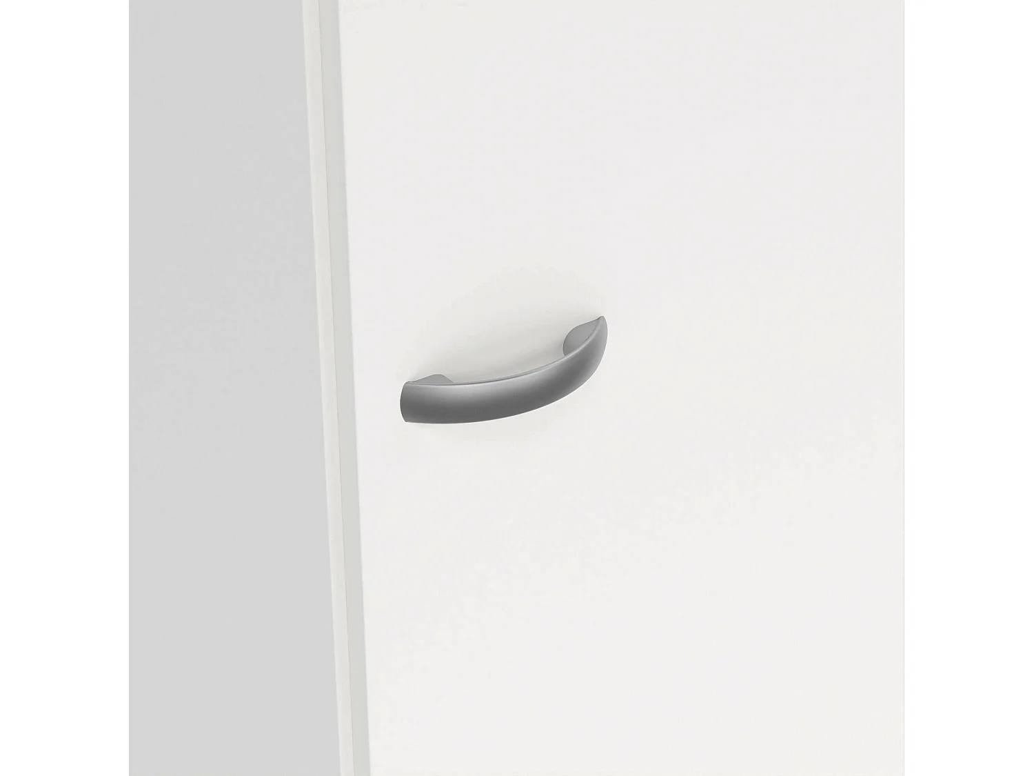 GroÃŸer Kleiderschrank Airone, Schlafzimmermöbel, Schrank, Garderobe, 49x47 h200 cm, WeiÃŸ