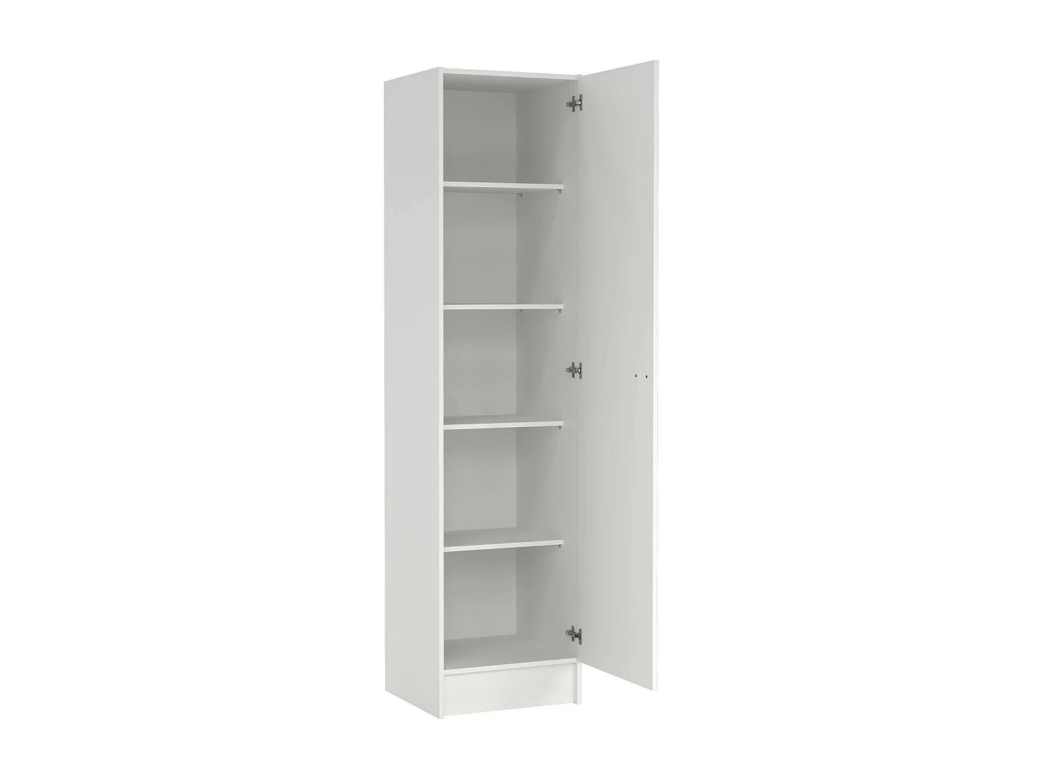 Grande Garde-robe Airone, Meubles de chambre, Penderie de plain-pied, Placard à vêtements, 49x47 h200 cm, Blanc
