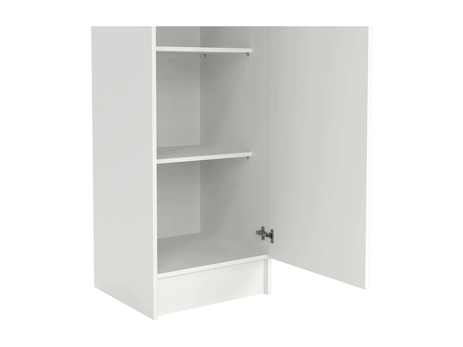 Grote Airone kledingkast, Slaapkamermeubel, Inloopkast, Kledingkast, 49x47 h200 cm, Wit