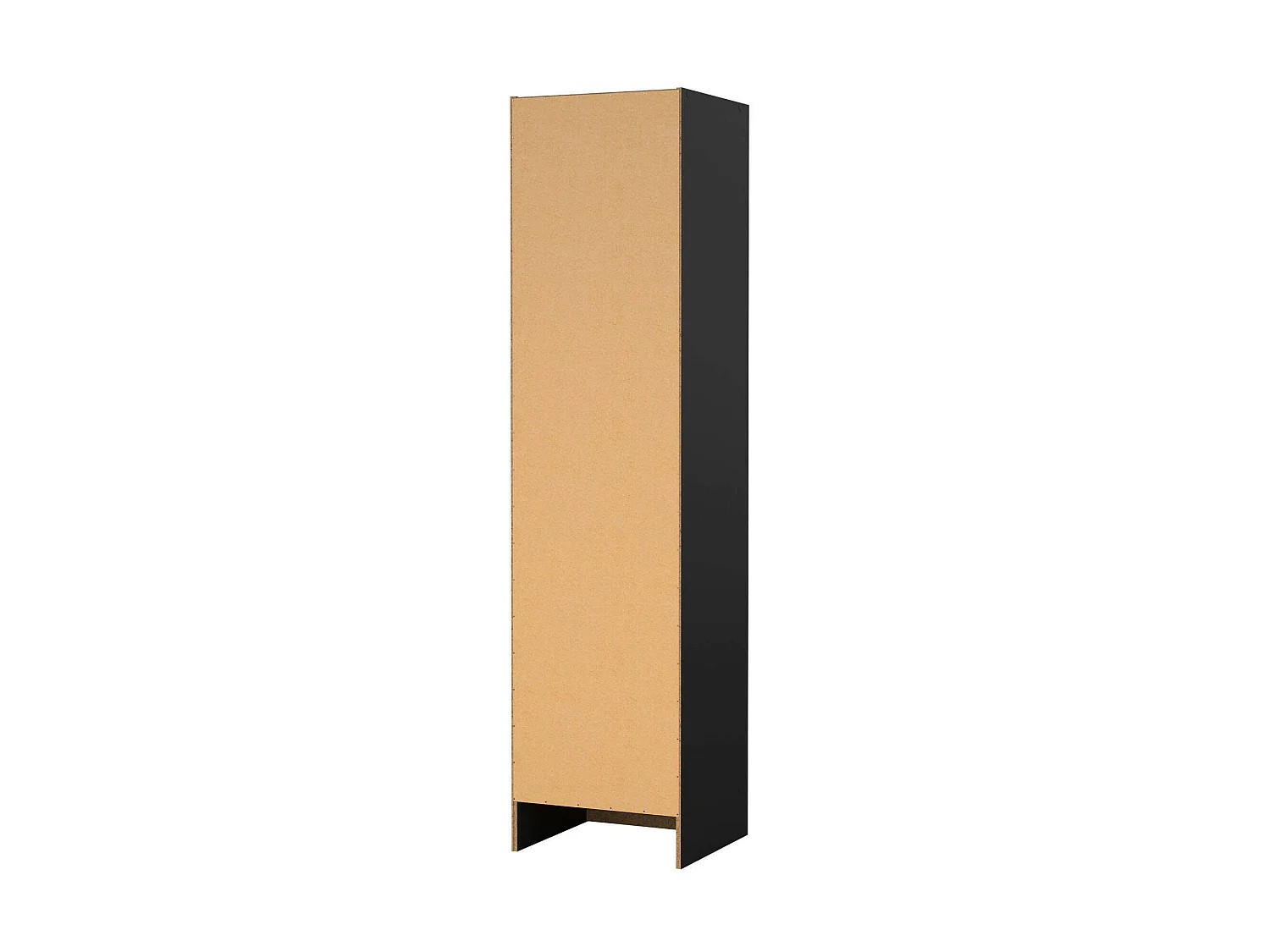 Guardaroba Grande Airone, Appendiabiti, 47.05x200h cm Nero, Armadio Camera da Letto