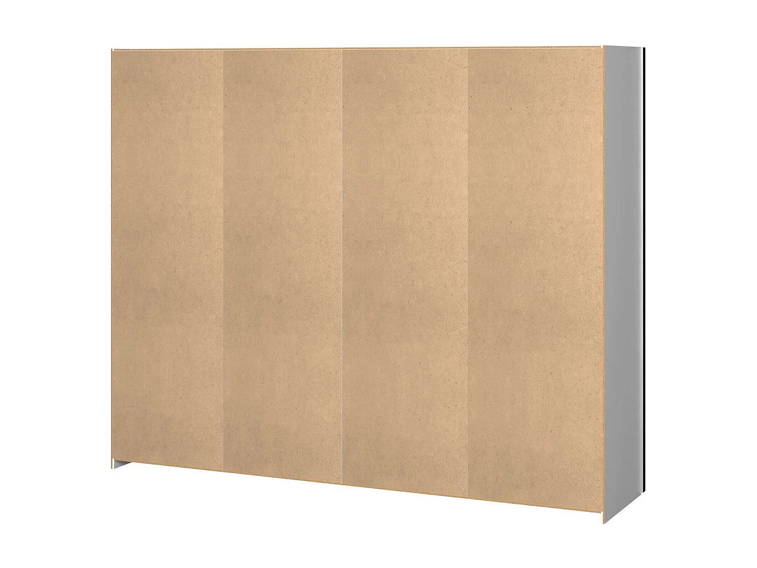 Armário Acerno de 2 portas, Móveis de quarto, Armário, Armário, 243x64 h202 cm, Branco