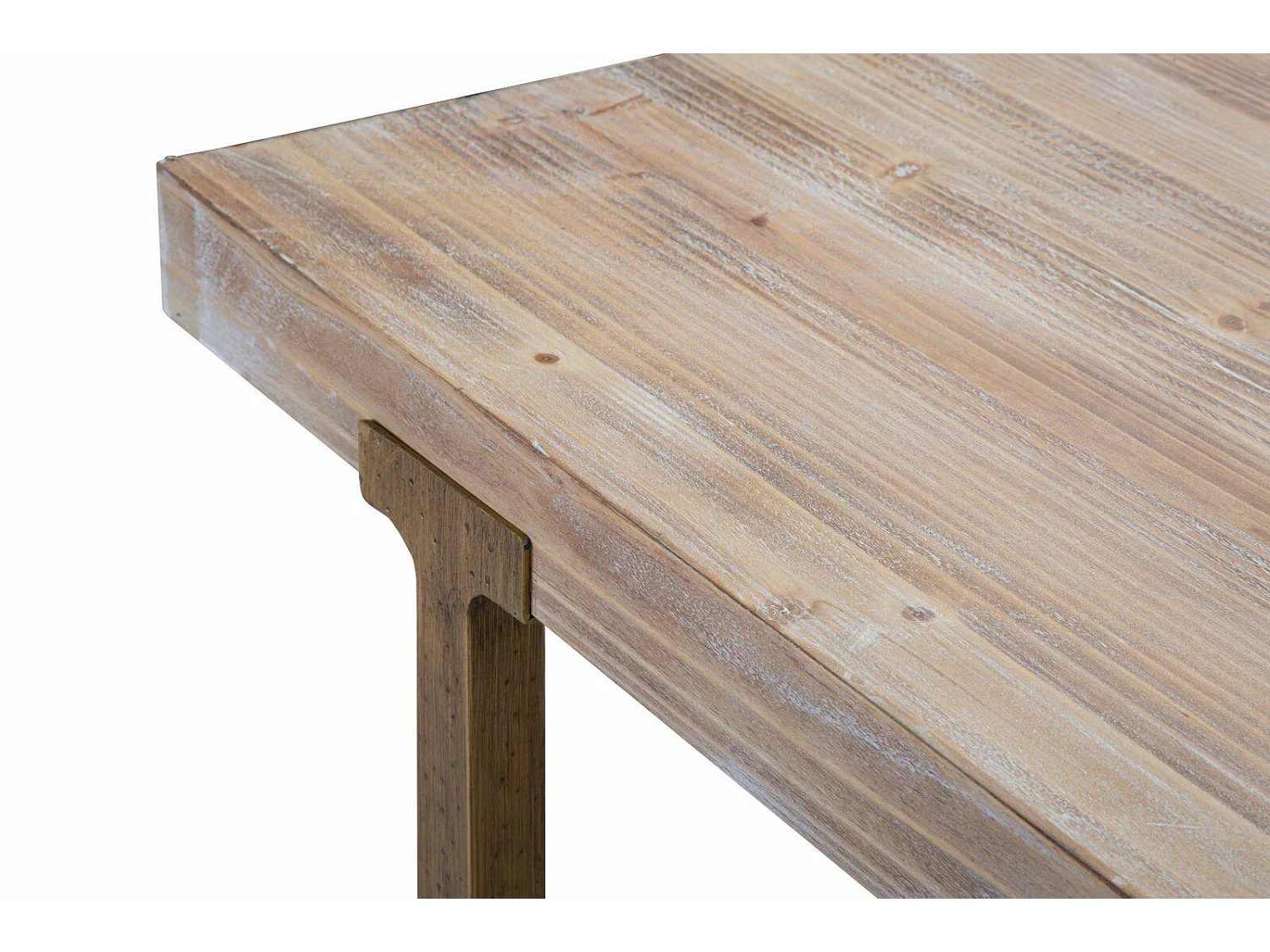 Table fixe Kazimir, Etagère de cuisine, Consolle à manger, Table rectangulaire fixe, Or et Marron, 180x90 h78 cm