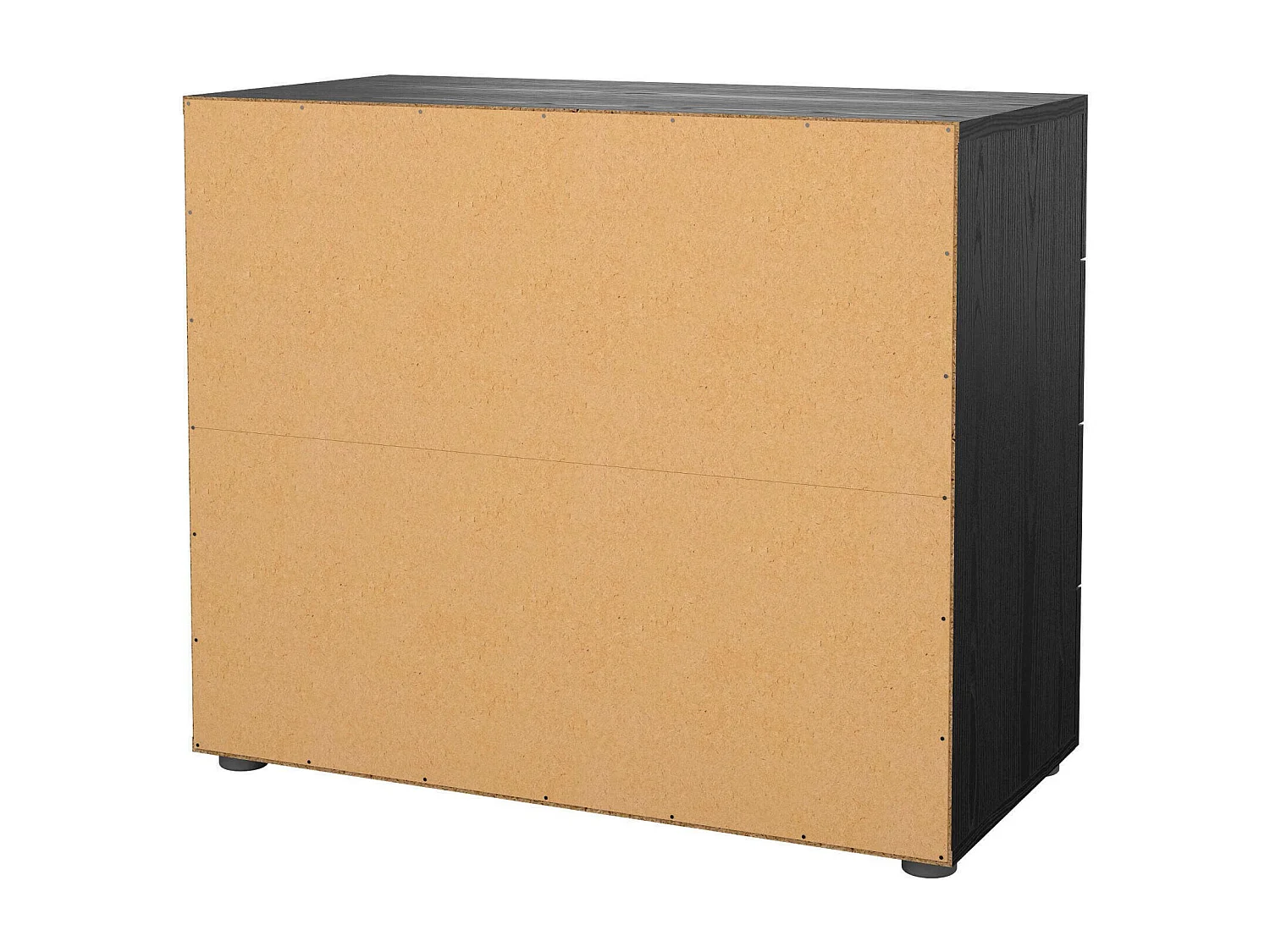 Arwen ladekast, Multifunctionele ladekast, Slaapkamerdressoir, Kast met lades, 80x40 h68 cm, Zwart