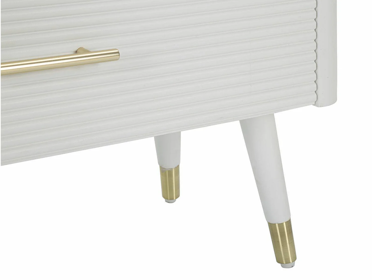 Kommode Phaidone, Mehrzweckkommode, Schlafzimmerkommode, Schrank mit Schubladen, 78x37 h80 cm, WeiÃŸ und Braun