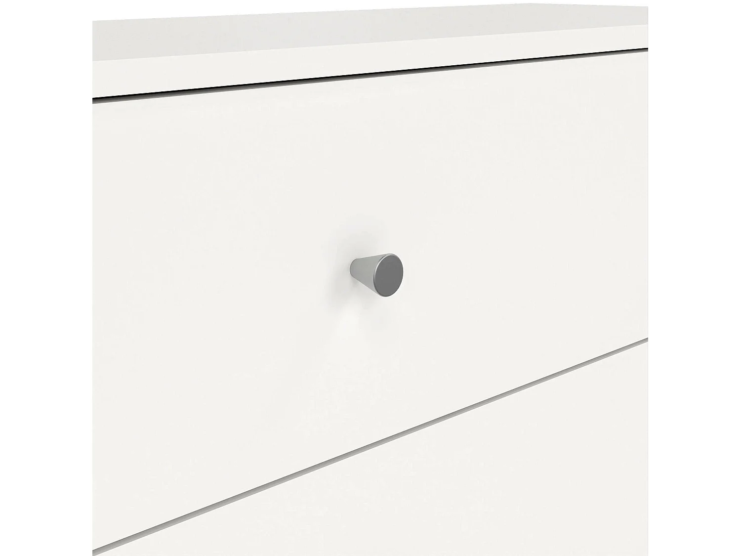 Alert ladekast, Multifunctionele ladekast, Slaapkamerdressoir, Kast met lades, 72x30 h68 cm, Wit