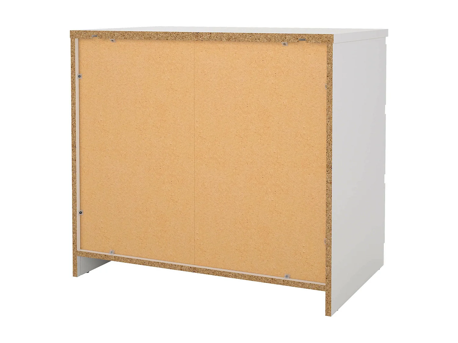 Artic ladekast, Multifunctionele ladekast, Slaapkamer ladekast, Kast met lades, 77x50 h70 cm, Wit