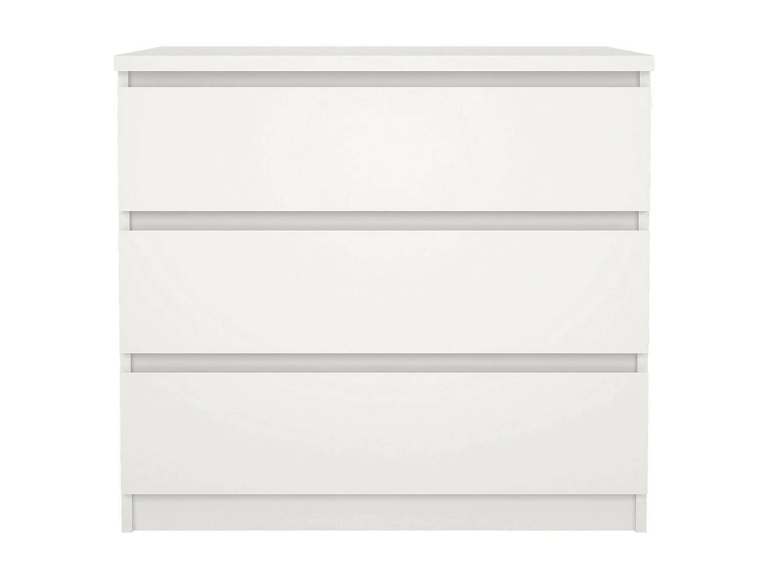 Cassettiera Artic, 3 Cassetti, 50x77x70.1h cm Bianco