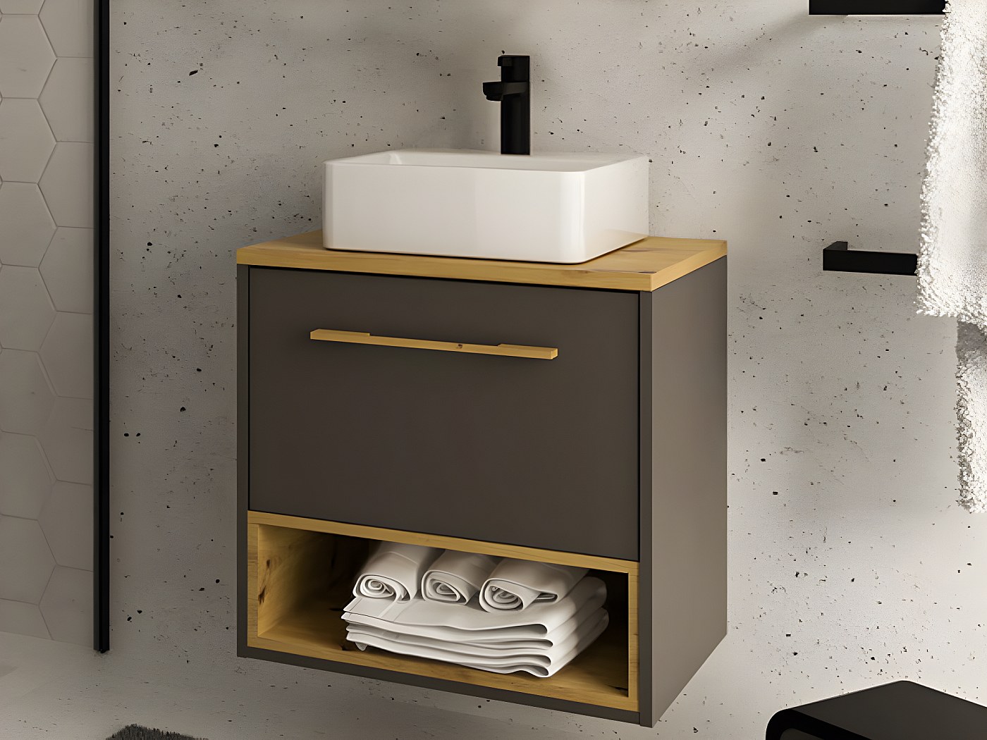 mobile bagno per lavabo da appoggio