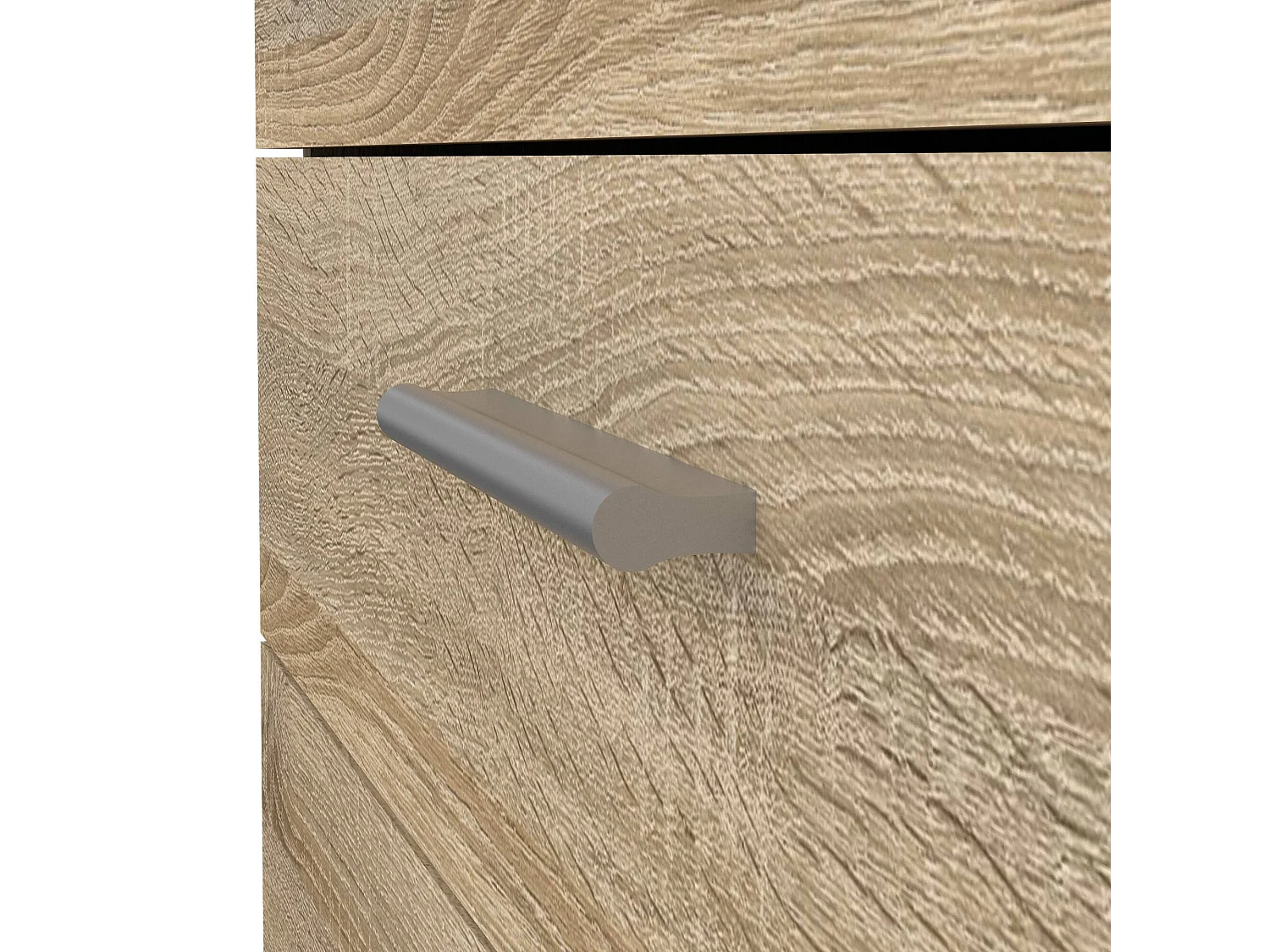 Arwen ladekast, Multifunctionele ladekast, Slaapkamerdressoir, Kast met lades, 80x40 h68 cm, Eiken