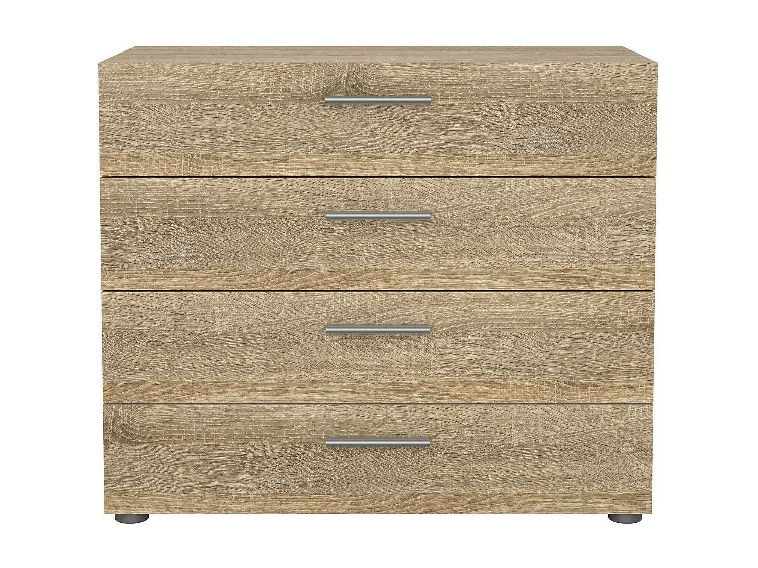 Arwen ladekast, Multifunctionele ladekast, Slaapkamerdressoir, Kast met lades, 80x40 h68 cm, Eiken