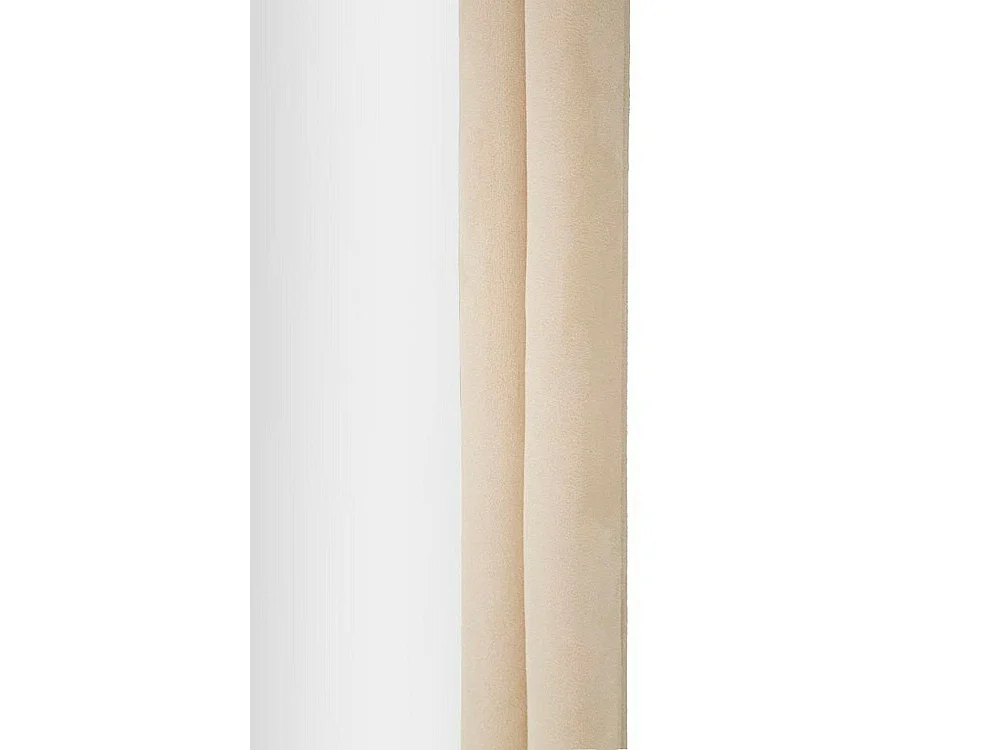 Espejito Segal, Espejo, Objeto de decoración de pared, Decoración de espejo, 60x4 h160 cm, Crema