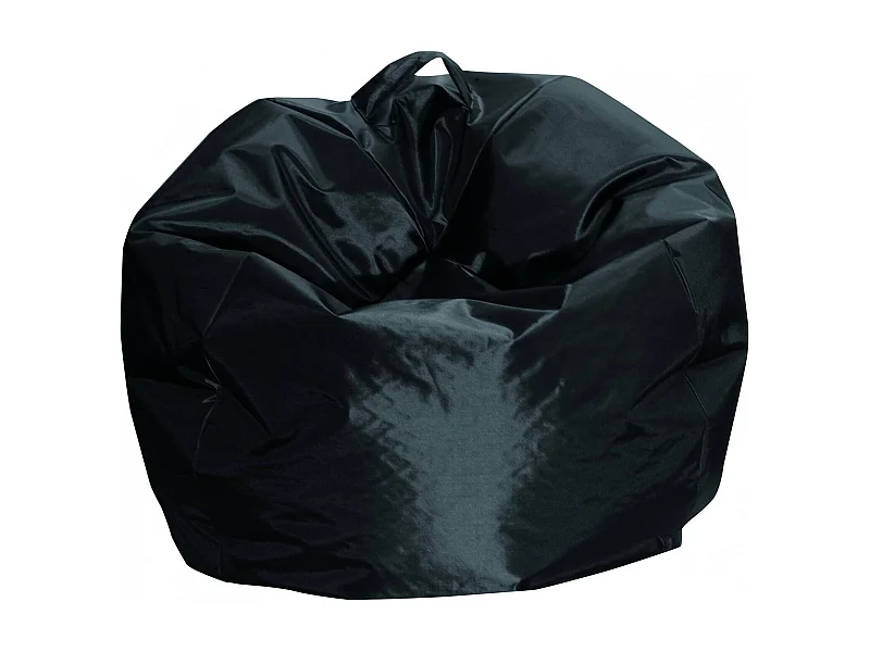 Pufe Ascia, Poltrona multiusos, Pufe, Pufe apoio para os pés, Fabricado em Itália, 65x65 h50 cm, Preto