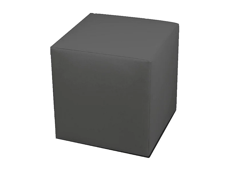 Pouf Accumoli, Mehrzwecksessel, Sitzsack, Hockerhocker, Made in Italy, 40x40 h42 cm, Dunkelgrau