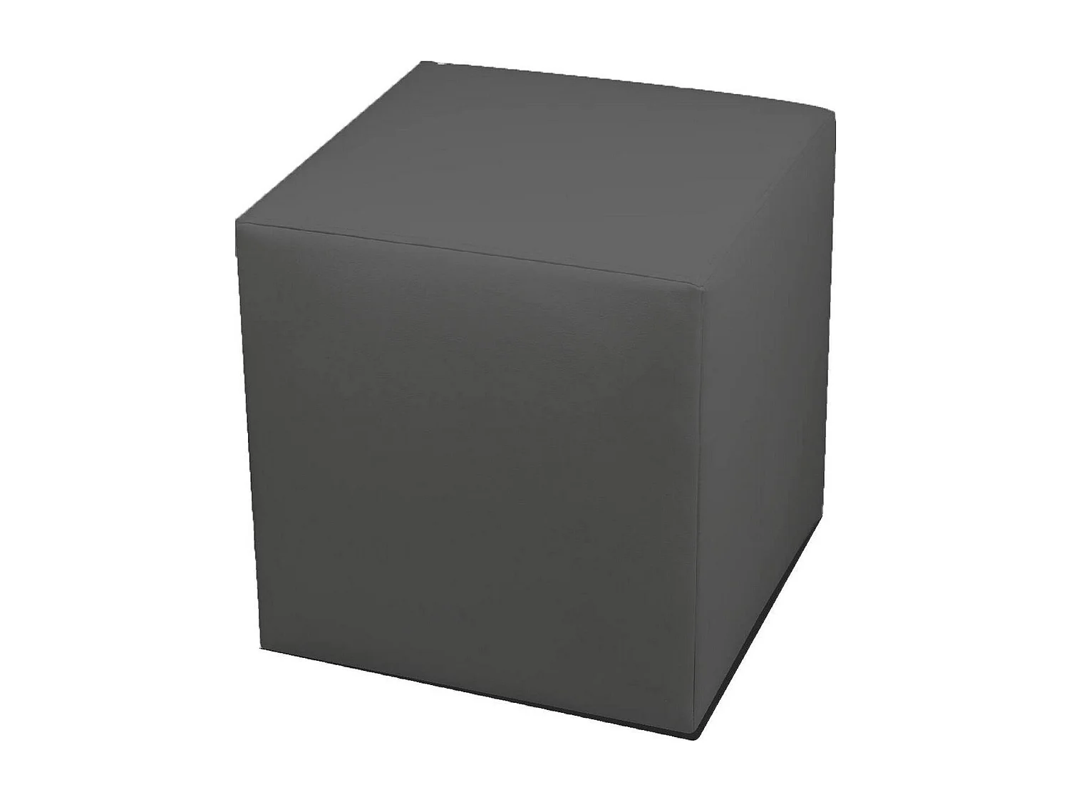 Pouf Accumoli, Fauteuil polyvalent, Chaise sac, Pouf repose-pieds, Made in Italy, 40x40 h42 cm, Gris foncé