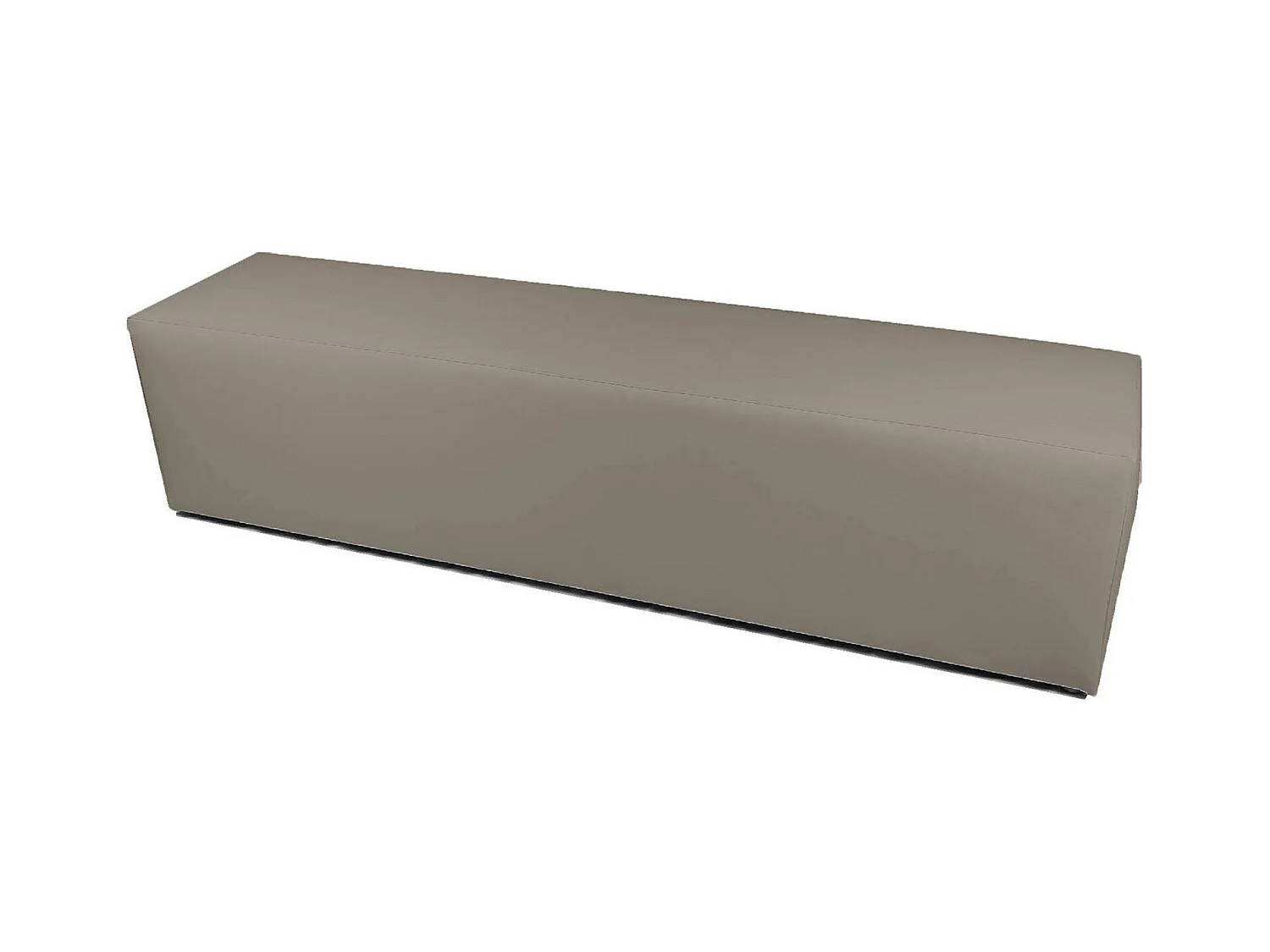 Pouf Apecchio, Fauteuil polyvalent, Chaise sac, Pouf repose-pieds, Made in Italy, 180x40 h42 cm, Tourterelle