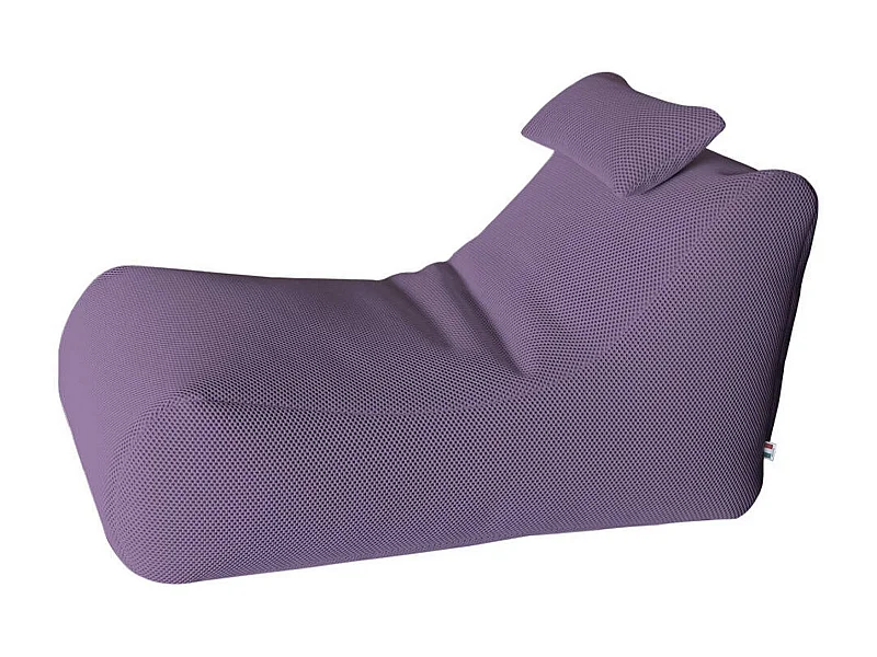 ÐœÑ–hck poef, Multifunctionele fauteuil, Zitzak, Voetenbank poef, Made in Italy, 70x120 h65 cm, Paars