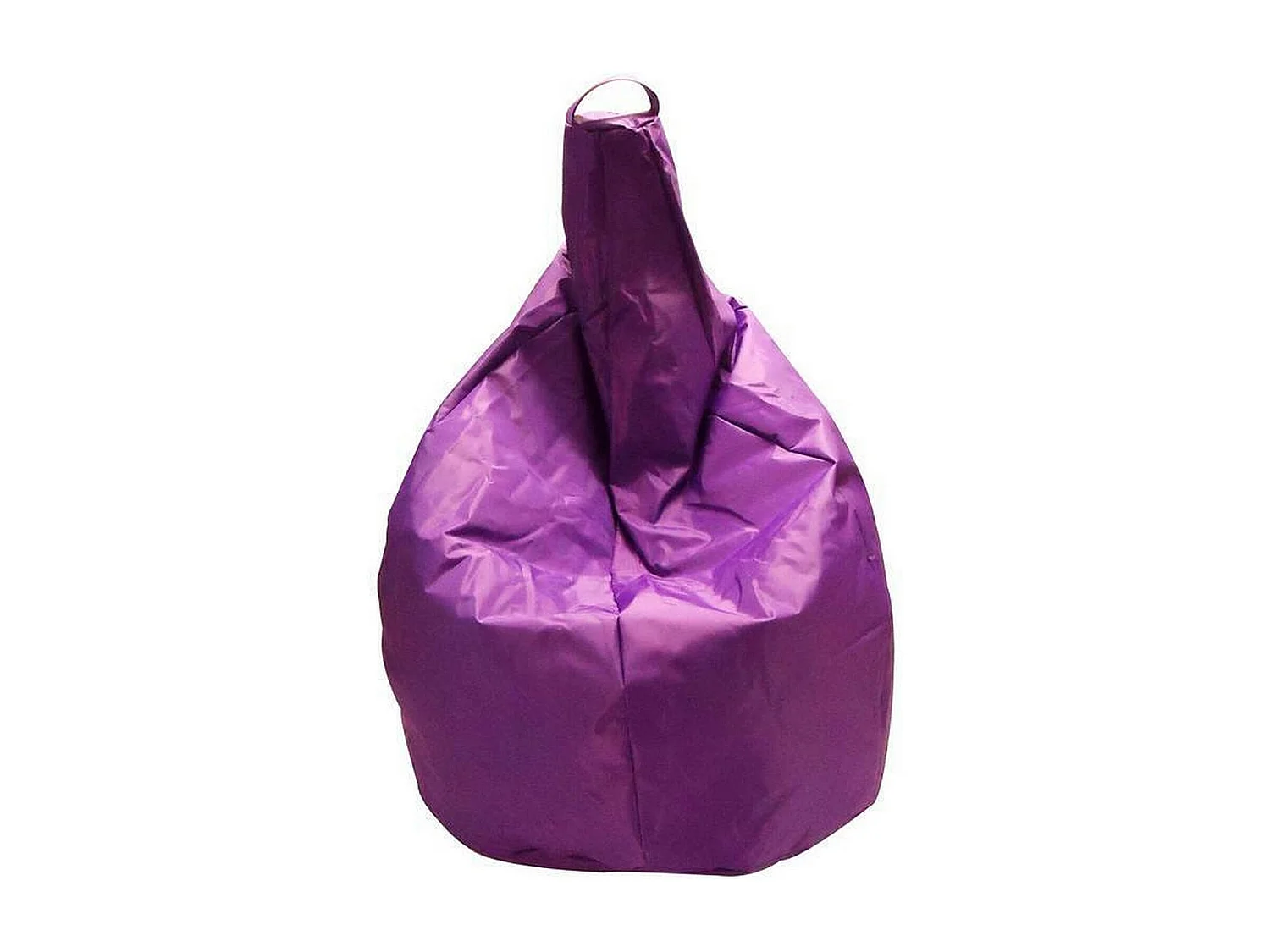 Pouf Angillina, Fauteuil polyvalent, Chaise sac, Pouf repose-pieds, Made in Italy, 80x80 h120 cm, Violet