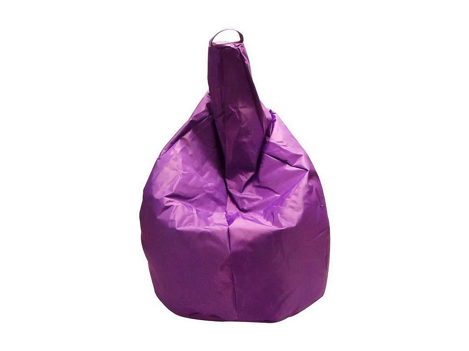 Pouf Angillina, Fauteuil polyvalent, Chaise sac, Pouf repose-pieds, Made in Italy, 80x80 h120 cm, Violet