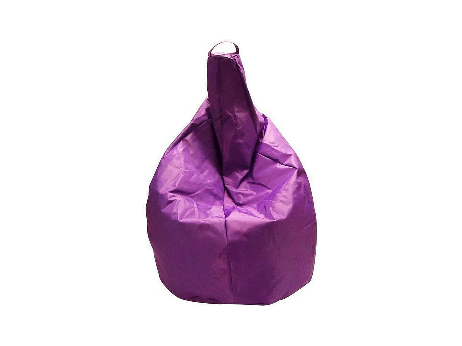 Pouf Angillina, Fauteuil polyvalent, Chaise sac, Pouf repose-pieds, Made in Italy, 80x80 h120 cm, Violet