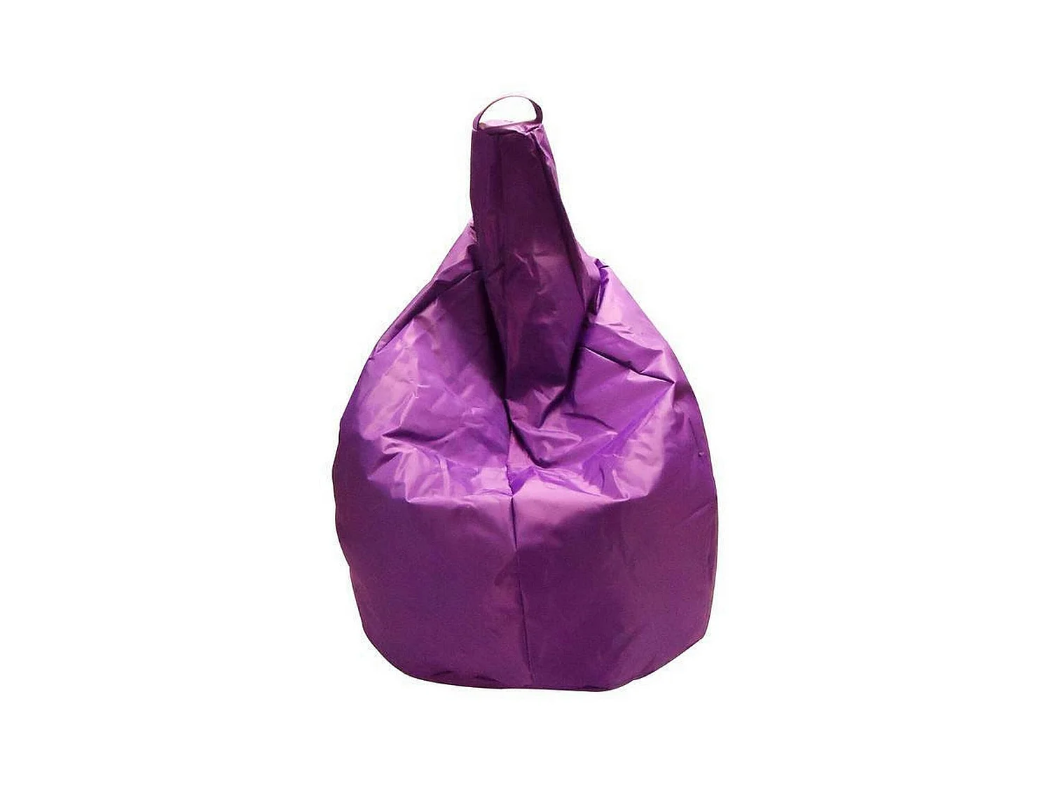 Pouf Angillina, Fauteuil polyvalent, Chaise sac, Pouf repose-pieds, Made in Italy, 80x80 h120 cm, Violet