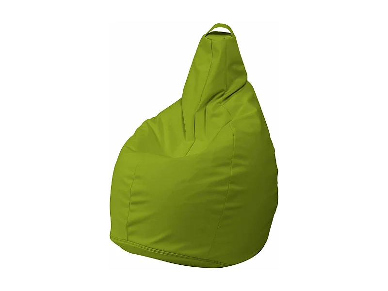 Pufe Aunter, Poltrona multiusos, Pufe, Pufe apoio para os pés, Fabricado em Itália, 90x90 h120 cm, Amarelo